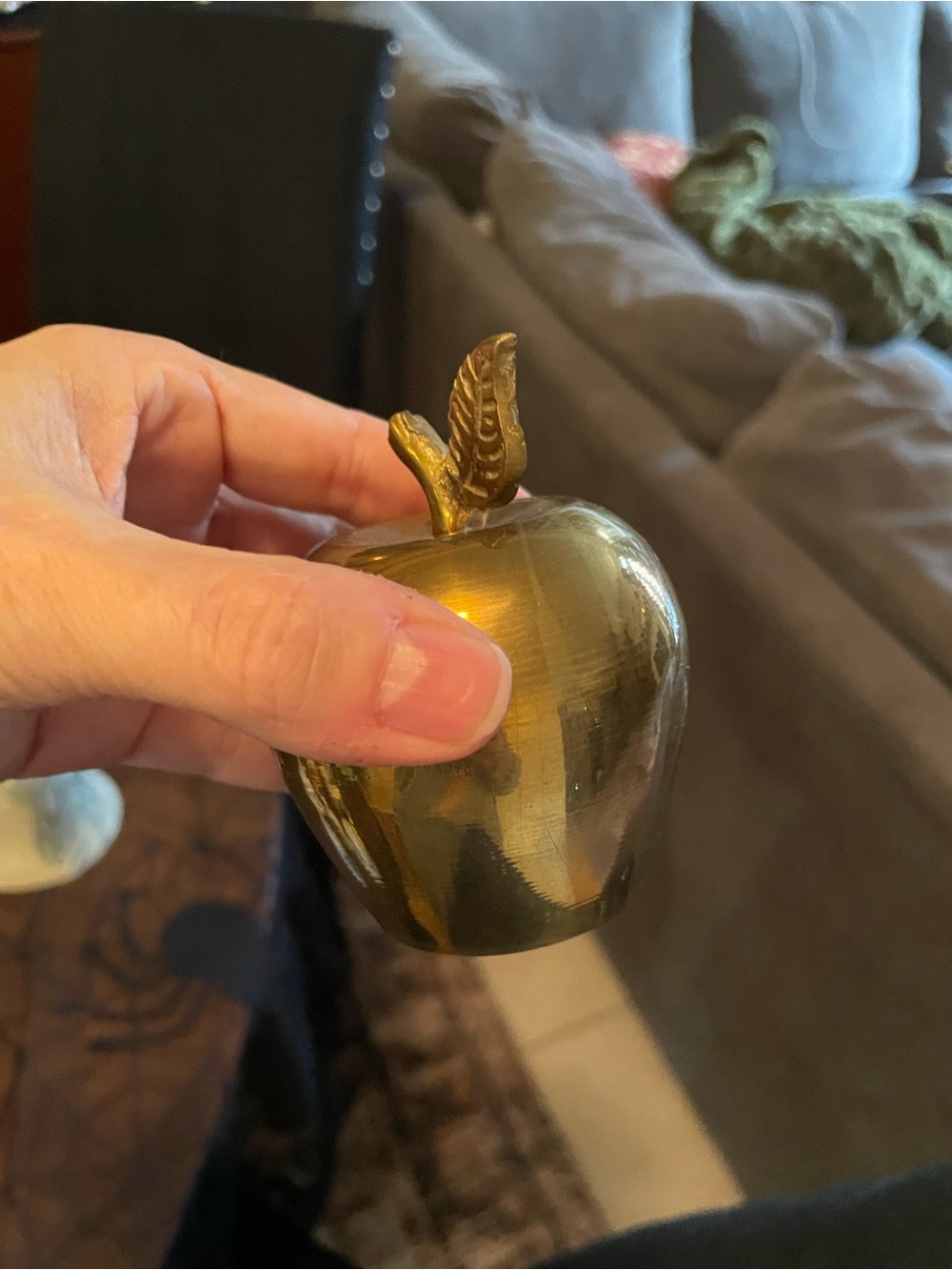 Brass Apple Decorative Bell